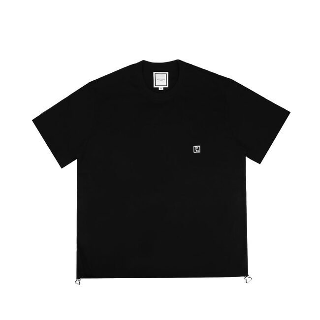 23FW 우영미 W233TS12708B BLACK 스트링 디테일 티셔츠